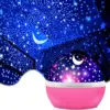 Детска нощна лампа проектор с луна и звезди - StarMaster
