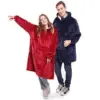 Одеяло пуловер с качулка от мек плюш - HuggleHoodie » Murzel.bg Одеяло пуловер с качулка от мек плюш - HuggleHoodie