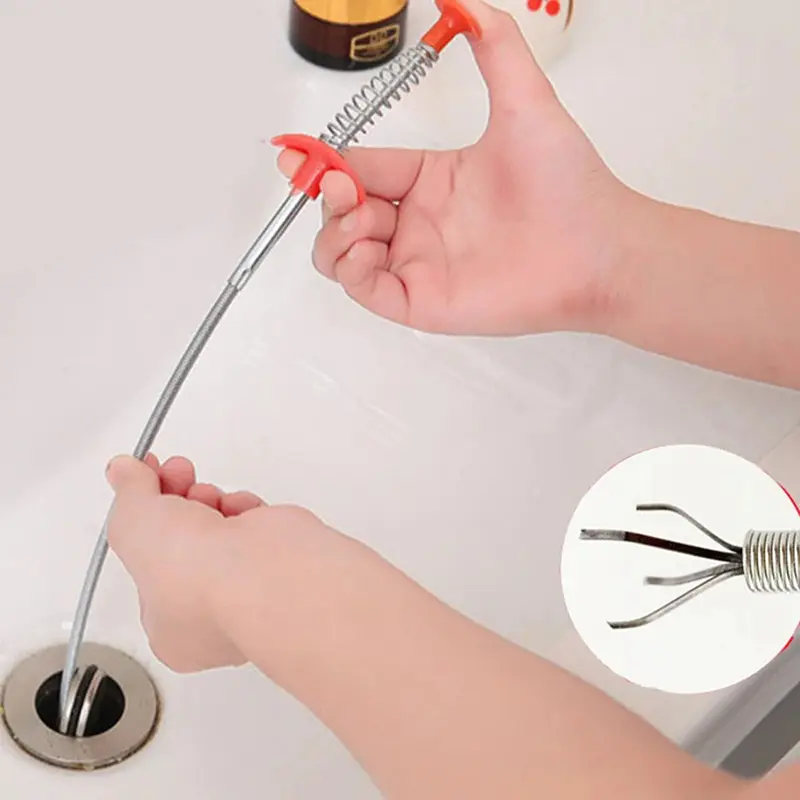 Метална щипка, уред за отпушване на мивки и канали - MetalClip » Murzel.bg Метална щипка, уред за отпушване на мивки и канали - MetalClip