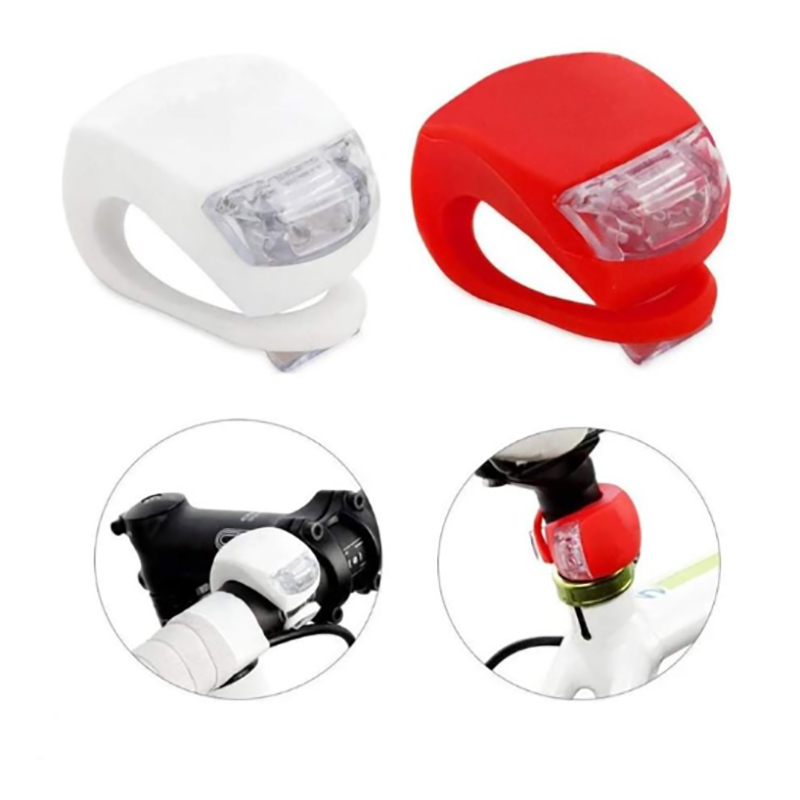 LED светлини за велосипед, Комплект фар и стоп 2бр. - BicycleKit