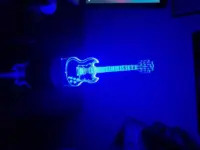 3D LED нощна лампа в три варианта Мече, Сърце и Китара - 3DLamp » Murzel.bg 3D LED нощна лампа в три варианта Мече, Сърце и Китара - 3DLamp photo review