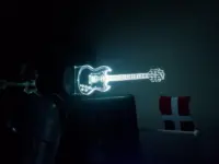 3D LED нощна лампа в три варианта Мече, Сърце и Китара - 3DLamp » Murzel.bg 3D LED нощна лампа в три варианта Мече, Сърце и Китара - 3DLamp photo review