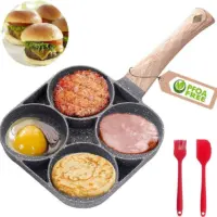 Тиган с незалепващо покритие с 4 отделни зони - FryingpanMBH