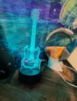3D LED нощна лампа в три варианта Мече, Сърце и Китара - 3DLamp » Murzel.bg 3D LED нощна лампа в три варианта Мече, Сърце и Китара - 3DLamp photo review
