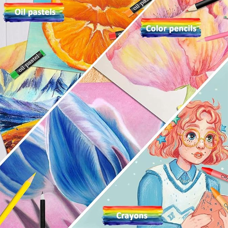 Комплект за оцветяване и рисуване от 180 части - ColoringSet