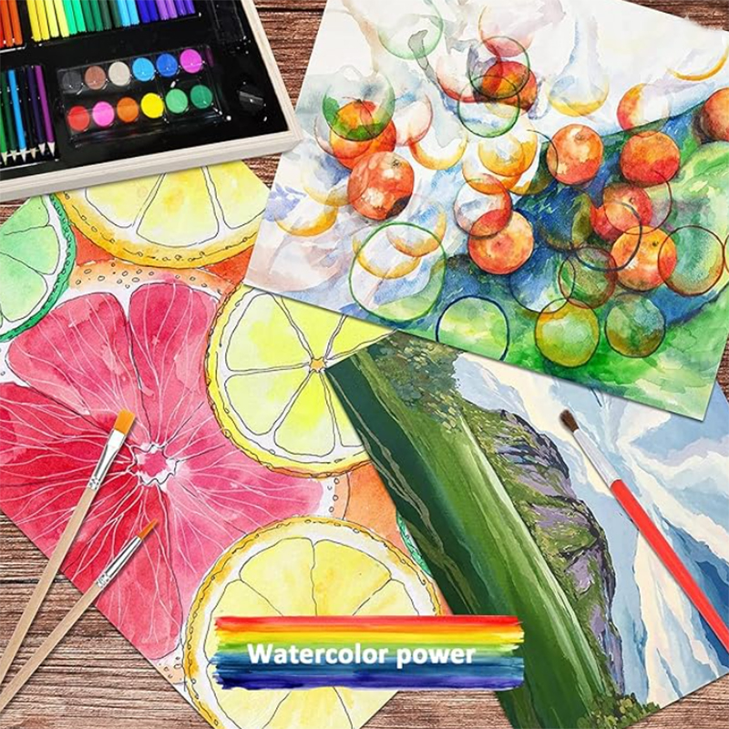 Комплект за оцветяване и рисуване от 180 части - ColoringSet
