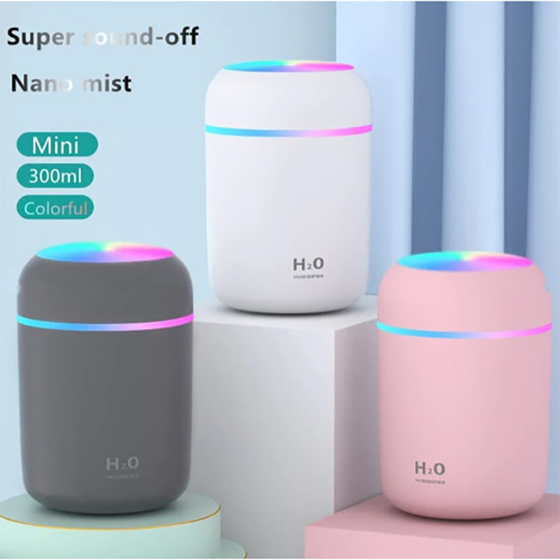 Светещ мини овлажнител за въздух за дома и колата - Humidifier
