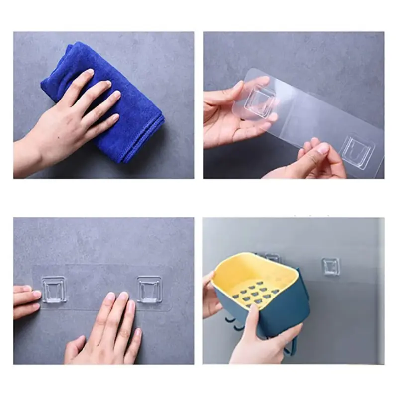 Самозалепваща поставка за баня - BathroomStand » Murzel.bg Самозалепваща поставка за баня - BathroomStand