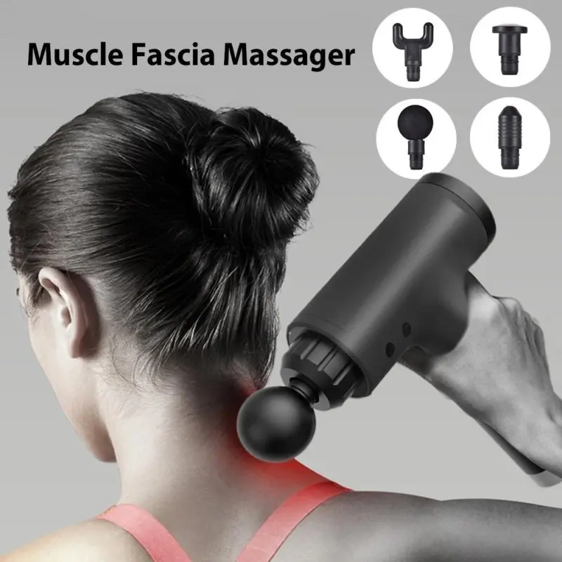 Вибрационен масажен пистолет, мускулен стимулатор, масажор - MassageGun » Murzel.bg Вибрационен масажен пистолет, мускулен стимулатор - MassageGun