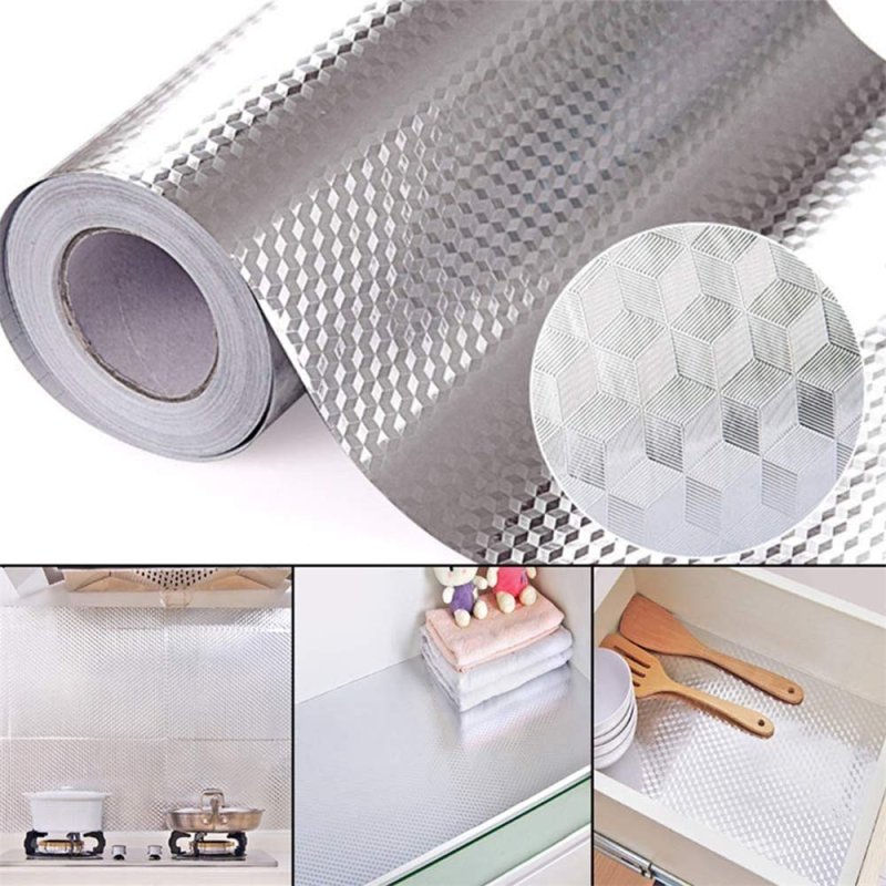 Предпазно алуминиево фолио за кухненски плот, самозалепващо - АluminumFoil