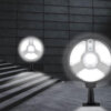 Кръгла соларна градинска лампа с дистанционно, водоустойчива - RoundLamp » Murzel.bg Кръгла соларна градинска лампа с дистанционно, водоустойчива - RoundLamp