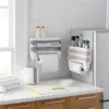 Диспенсър за кухненска хартия и фолио 3 в 1 - PaperHolder » Murzel.bg Диспенсър за кухненска хартия и фолио 3 в 1 - PaperHolder