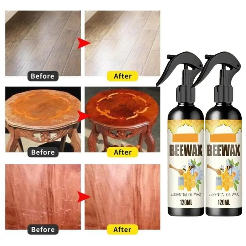 Спрей за полиране и почистване на дърво с пчелен восък - BeeOilWax » Murzel.bg Спрей за полиране и почистване на дърво с пчелен восък - BeeOilWax