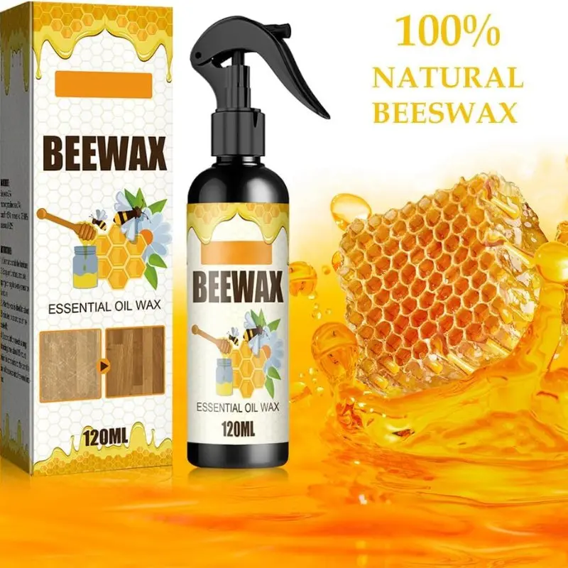 Спрей за полиране и почистване на дърво с пчелен восък - BeeOilWax » Murzel.bg Спрей за полиране и почистване на дърво с пчелен восък - BeeOilWax