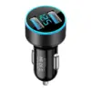Цифрово зарядно за кола с LED дисплей, двупортово USB зарядно за запалка - CarCharge Dual USB » Murzel.bg Цифрово зарядно за кола с LED дисплей, двупортово USB зарядно за запалка - CarCharge Dual USB