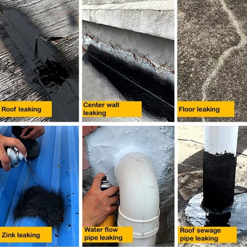 Спрей за хидроизолация и ремонт на течове, водоустойчив уплътнител - LeakRepairSpray » Murzel.bg Спрей за хидроизолация и ремонт на течове, водоустойчив уплътнител - LeakRepairSpray