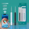 Отоскоп с HD камера, уред за почистване на уши с LED осветление, премахване на ушна кал - Ear Wax Removal Otoscope