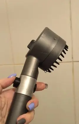 Click to view full screen Душ слушалка с масажна четка, преносима душ глава с 3 режима на пръскане и многофункционален масаж - ShowerMassageBrush photo review