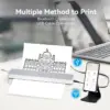 Преносим безжичен мини принтер 300DPI A4. HPRT MT610 Pro, Inkless термопринтер за Android, iOS и лаптоп - Portable Wireless Mini Printer » Murzel.bg Преносим безжичен мини принтер HPRT MT610 Pro, Inkless термопринтер за Android, iOS и лаптоп - Portable Wireless Mini Printer