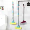 Държач за моп без пробиване, самозалепваща щипка за моп и метла - Broom ClipMop