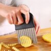 Нож за вълнообразни картофи и зеленчуци, къдрав нож от неръждаема стомана - Wavy Potato