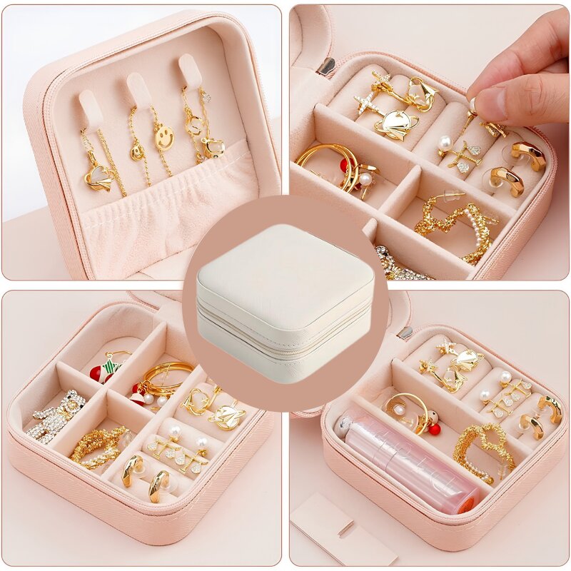Мини кутия за бижута, Преносим органайзер за бижута - Mini Jewelry Box » Murzel.bg Мини кутия за бижута, Преносим органайзер за бижута - Mini Jewelry Box