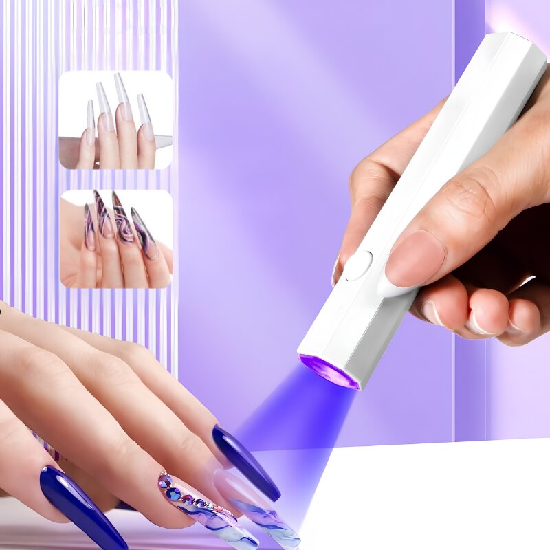 Мини UV LED лампа за нокти, Преносима лампа за сушене на гел лак - UV LED Nail Lamp » Murzel.bg Мини UV LED лампа за нокти, Преносима лампа за сушене на гел лак - UV LED Nail Lamp