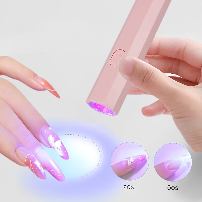 Мини UV LED лампа за нокти, Преносима лампа за сушене на гел лак - UV LED Nail Lamp » Murzel.bg Мини UV LED лампа за нокти, Преносима лампа за сушене на гел лак - UV LED Nail Lamp