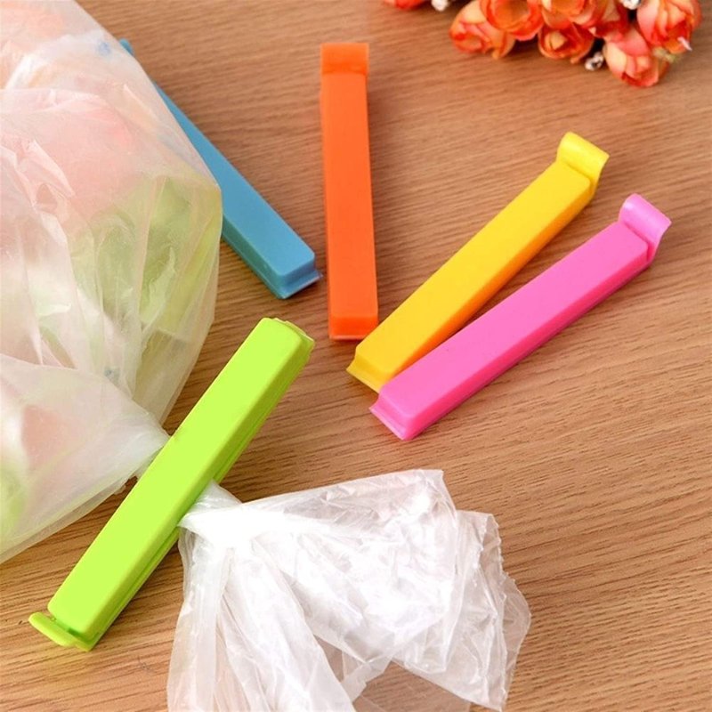 Щипки за торбички и пликове, 5 бр. запечатващи клипсове - Bag Clips » Murzel.bg Щипки за торбички и пликове, 5 бр. запечатващи клипсове - Bag Clips
